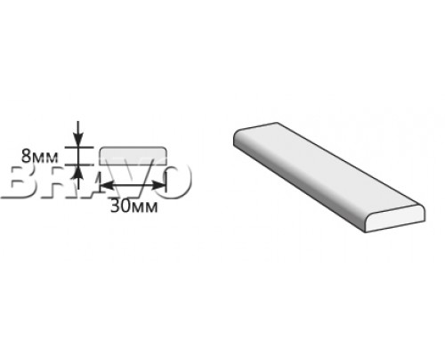 Притворная планка 2000*30*8
