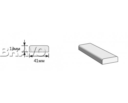 Притворная планка 2000*41*13