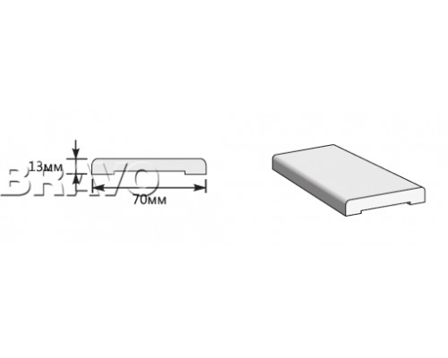 Наличник 2150*70*13